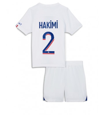 Paris Saint-Germain Achraf Hakimi #2 babykläder Tredje Tröja barn 2022-23 Korta ärmar (+ Korta byxor)
